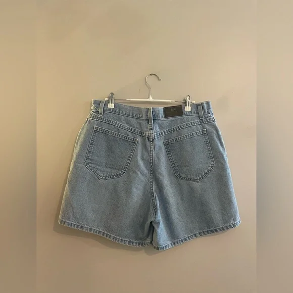 Lee Original Medium Wash Jean Denim Shorts - Picture 3 of 5